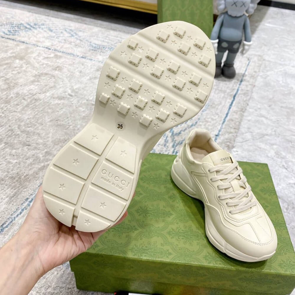 Rhyton Gvc*1 logo leather sneaker