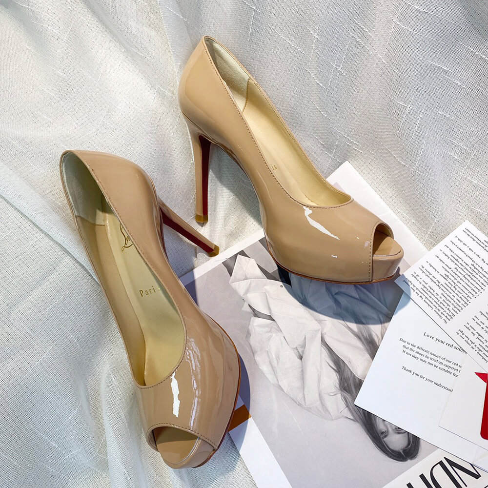 Chr1st1an Louboutin New Very Prive(120 mm Platform pumps)