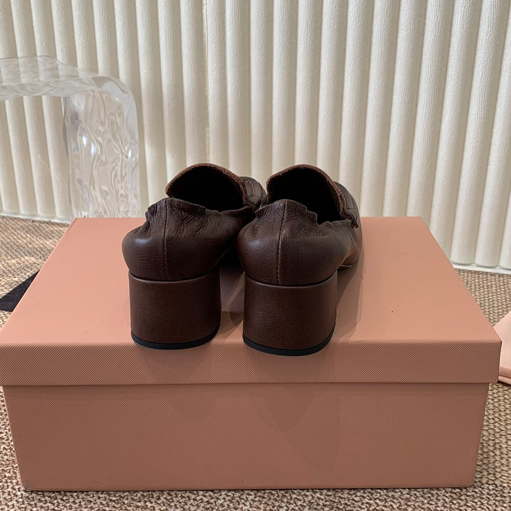M1um1u WOMEN LOAFER