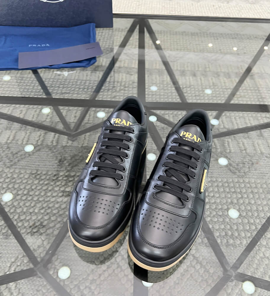 Pra*a Downtown nappa leather sneakers