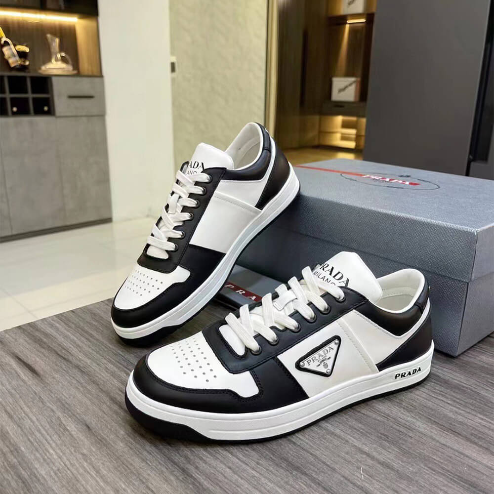 Pra*a Downtown nappa leather sneakers