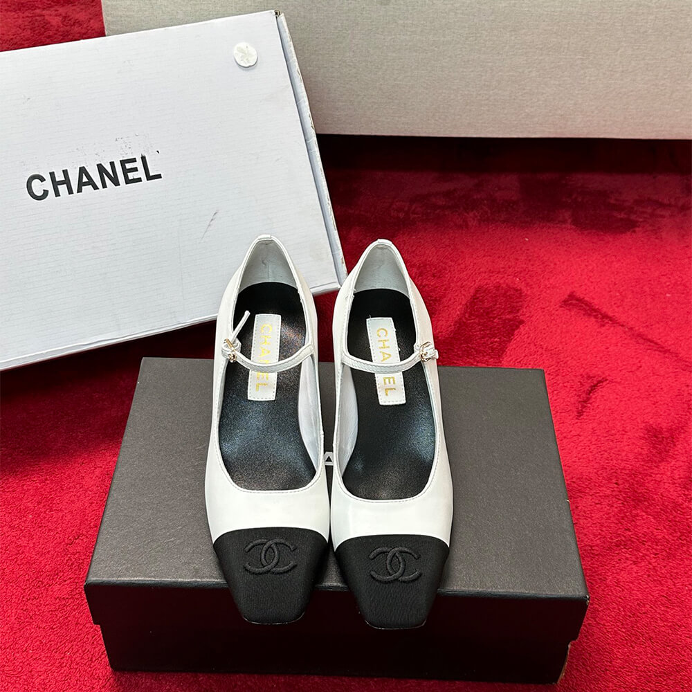 Ch**el Mary Janes Heel