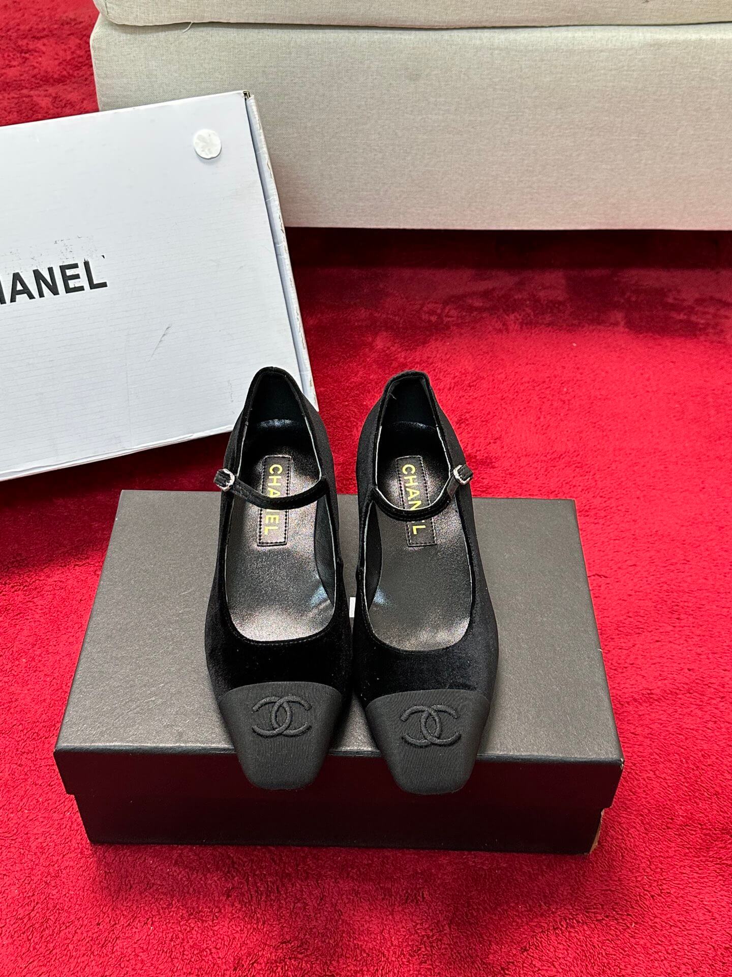 Ch**el Mary Janes Heel