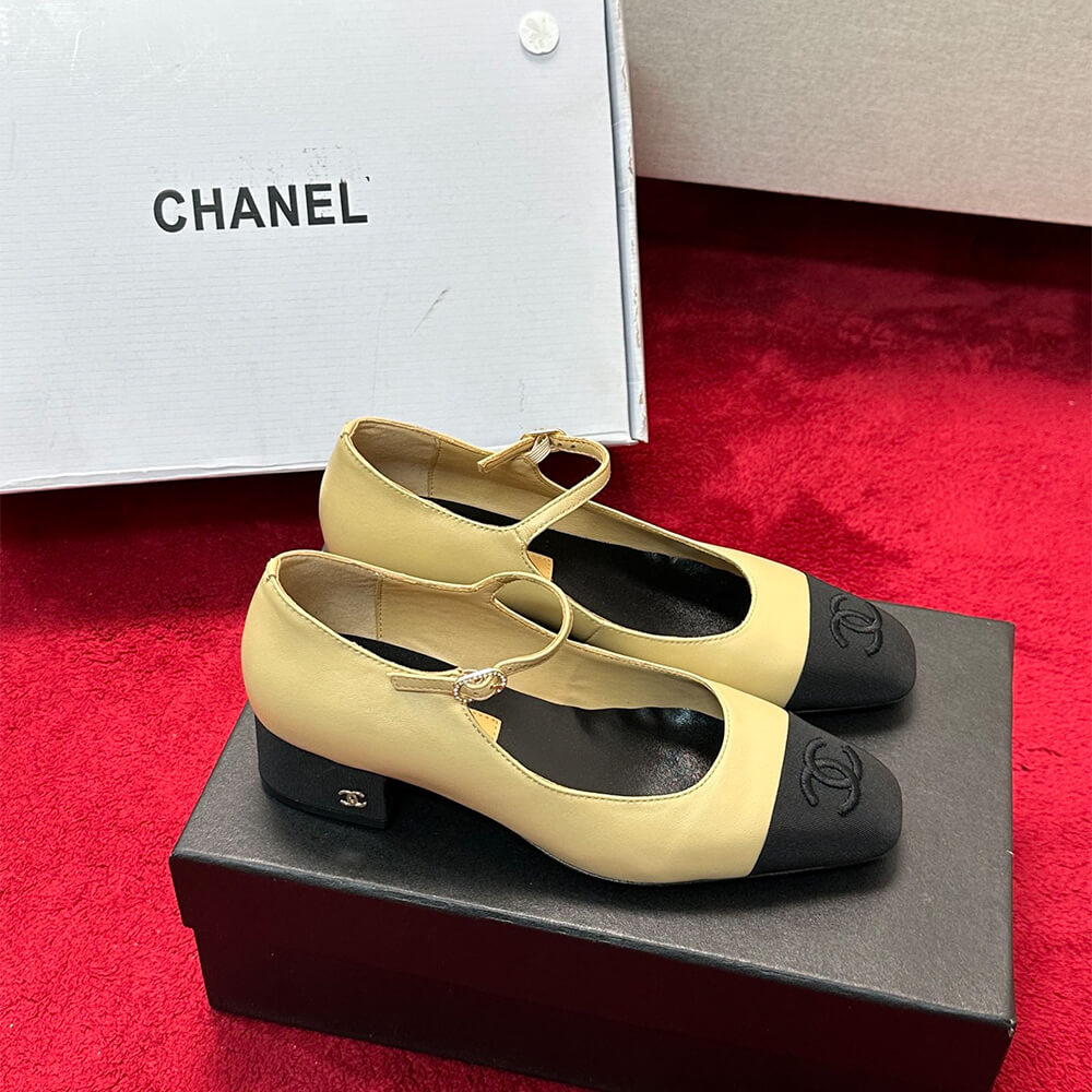 Ch**el Mary Janes Heel