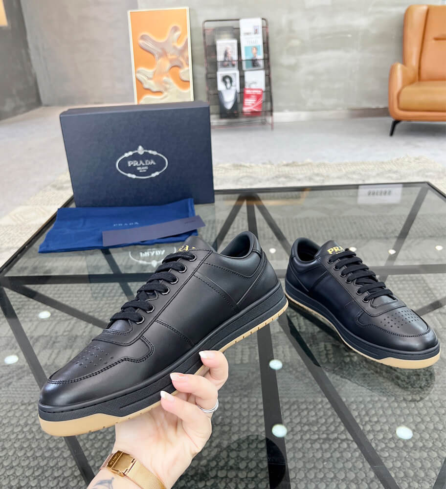 Pra*a Downtown nappa leather sneakers