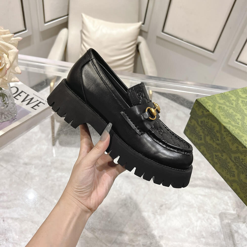 Gvc*1 Women’s Horsebit loafer with lug sole