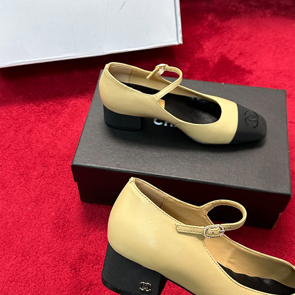 Ch**el Mary Janes Heel