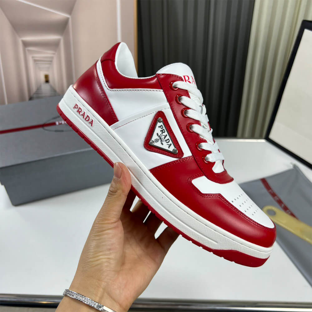 Pra*a Downtown nappa leather sneakers