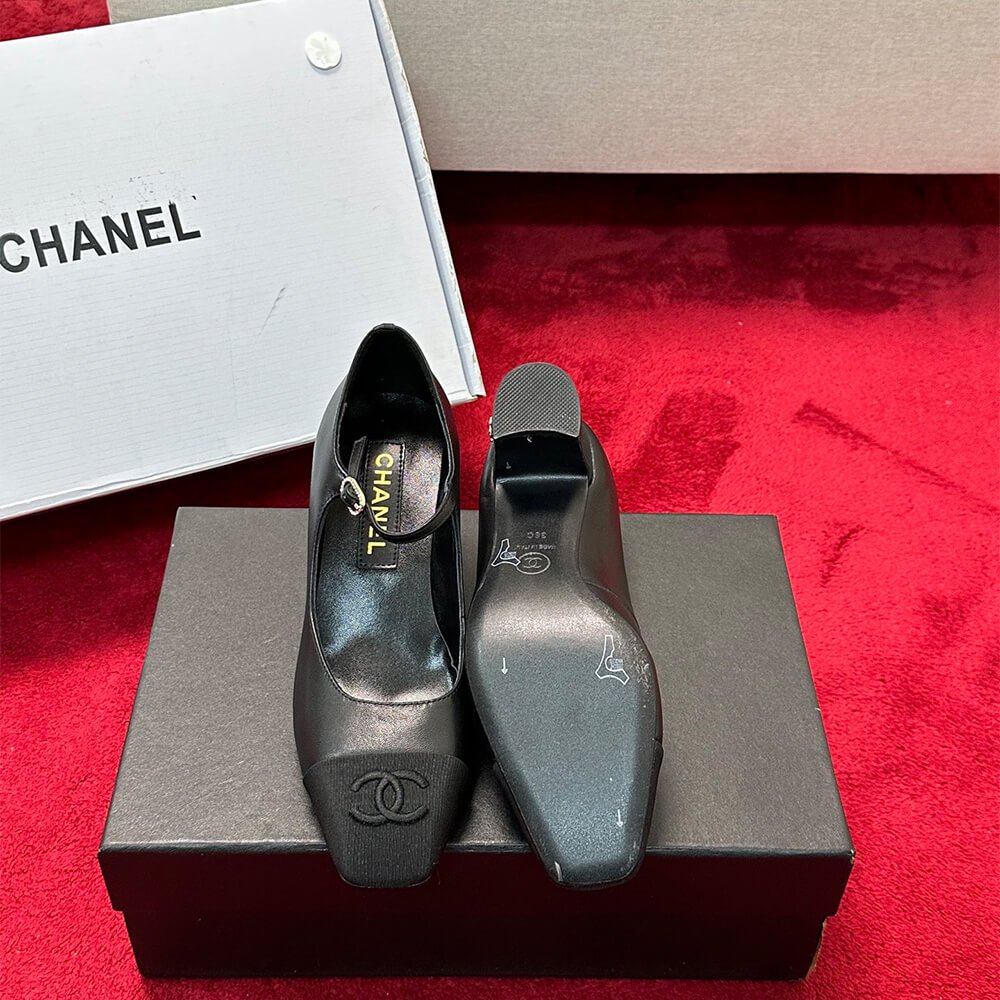 Ch**el Mary Janes Heel