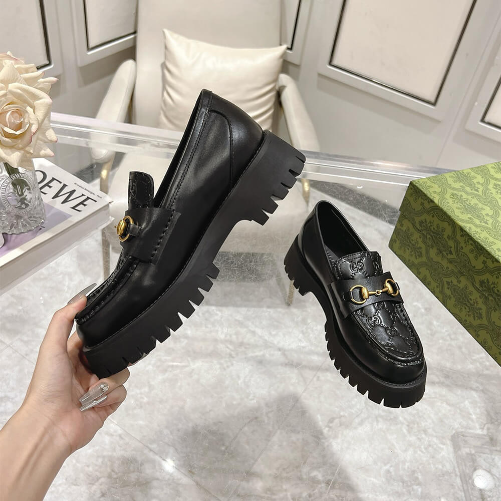 Gvc*1 Women’s Horsebit loafer with lug sole