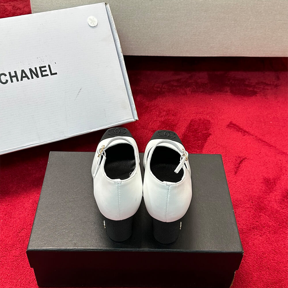 Ch**el Mary Janes Heel