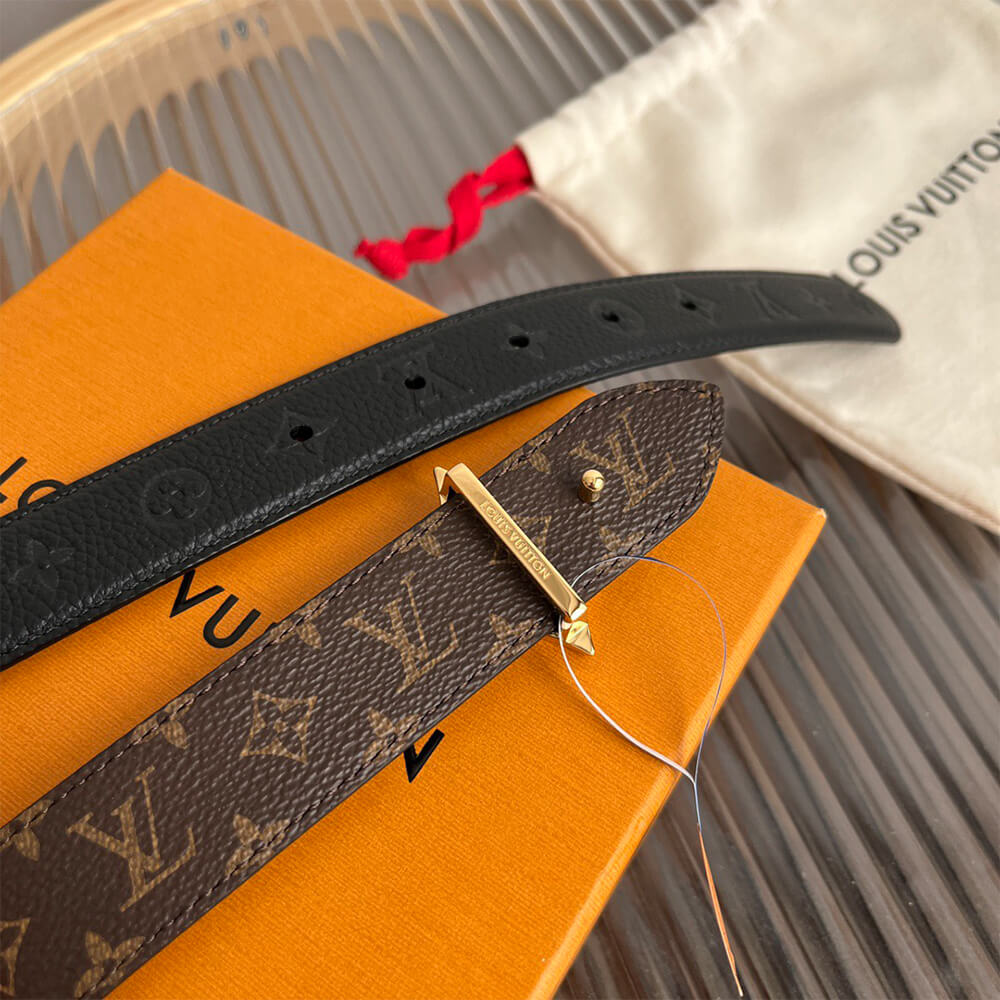 LV Flowergram 30mm Reversible Belt