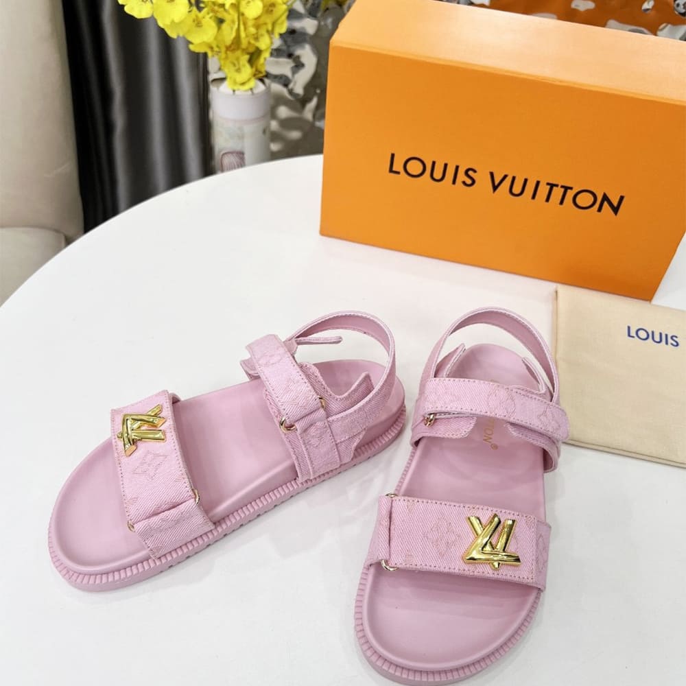 LV Sunset Flat Comfort Sandal