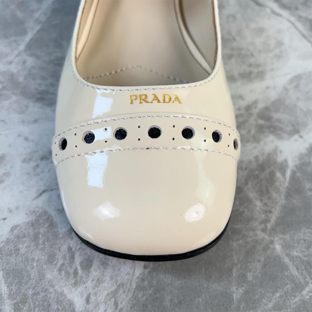 Pra*a Patent leather Mary Jane pumps
