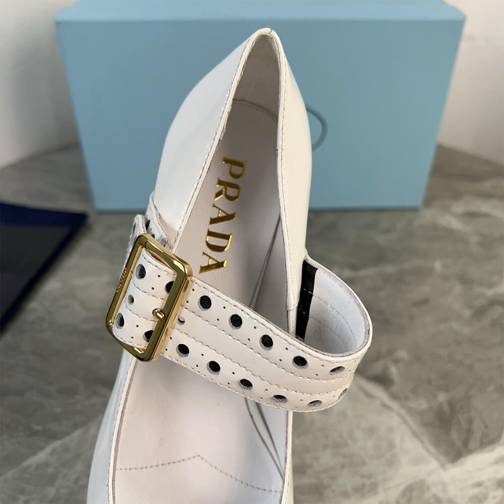 Pra*a Patent leather Mary Jane pumps