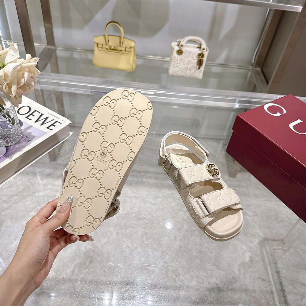 Gvc*1 Women’s sandal with Double G
