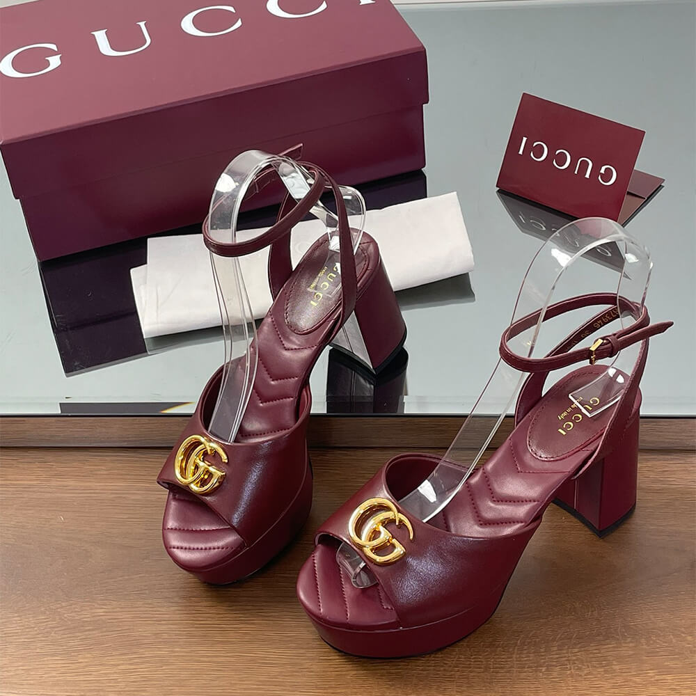Gvc*1 Women’s platform sandal with Double G