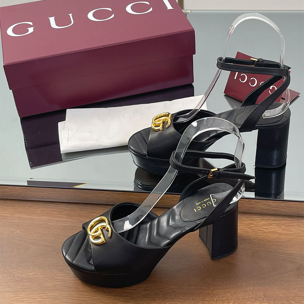 Gvc*1 Women’s platform sandal with Double G