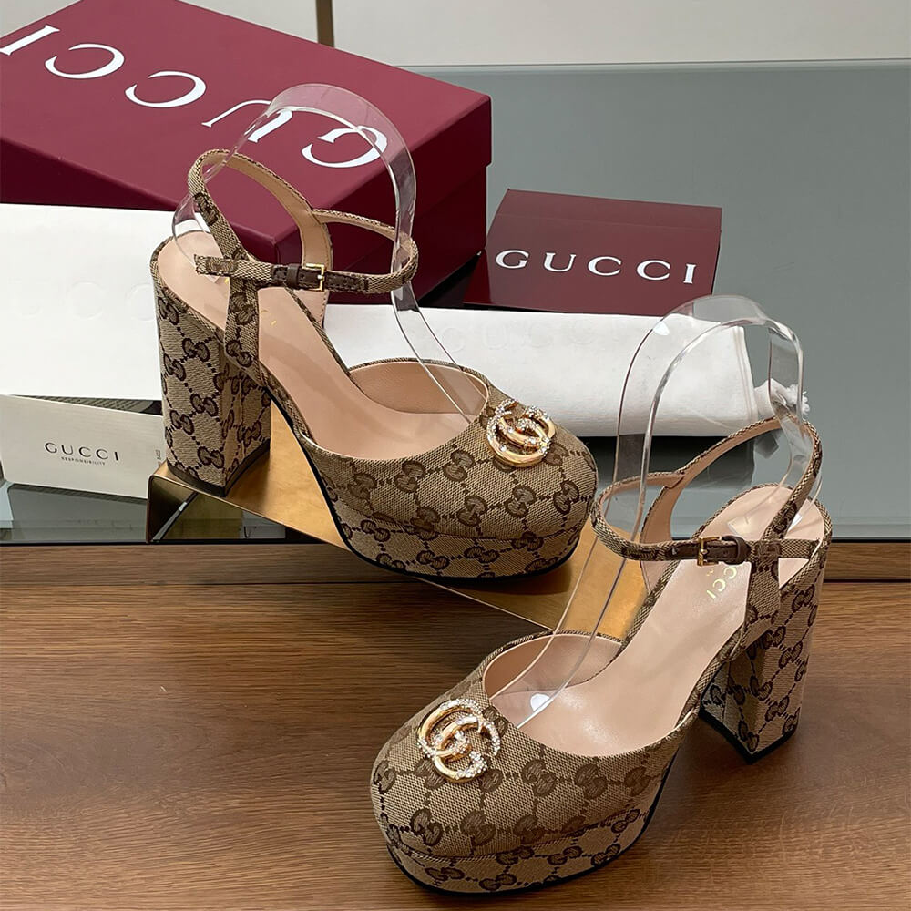 Gvc*1 Women’s platform pump with Double G