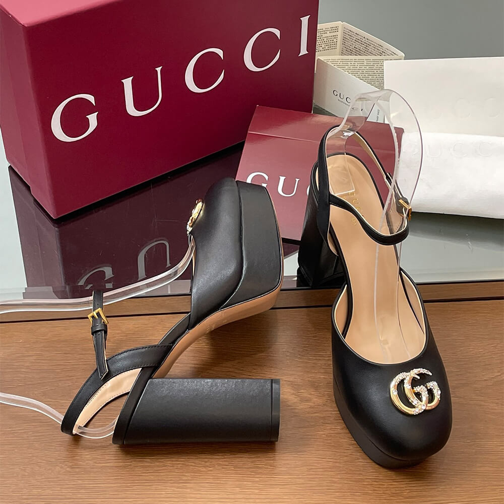 Gvc*1 Women’s platform pump with Double G
