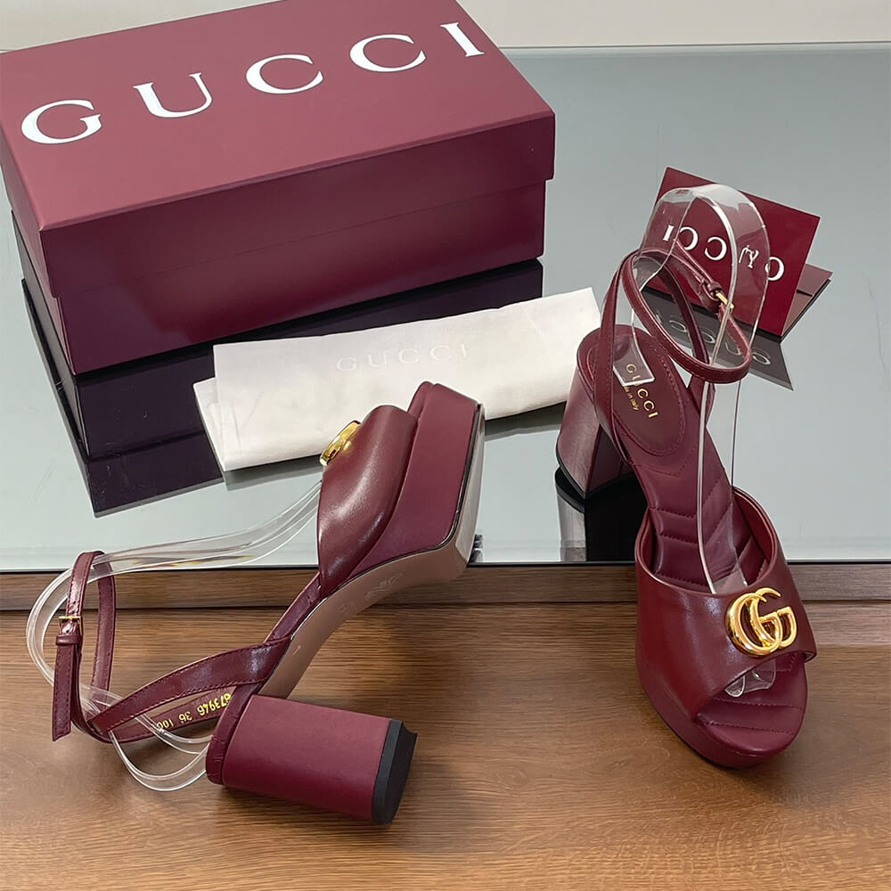 Gvc*1 Women’s platform sandal with Double G