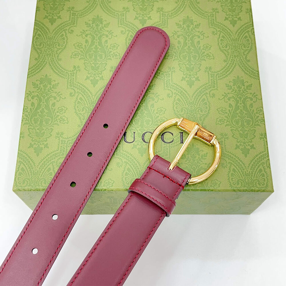 Gvc*1 belt with bamboo detail buckle