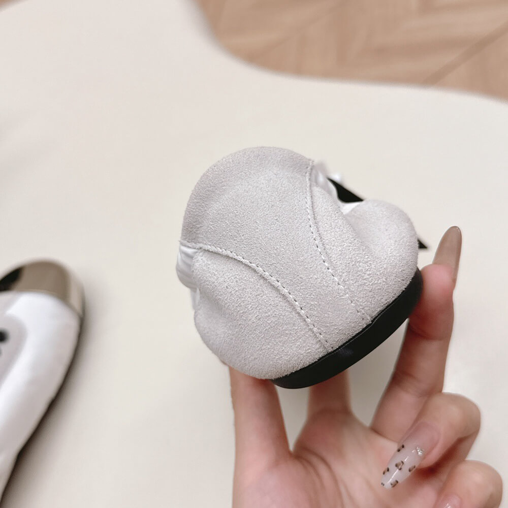 Pra*a Collapse Re-Nylon and suede sneakers with metal toecap