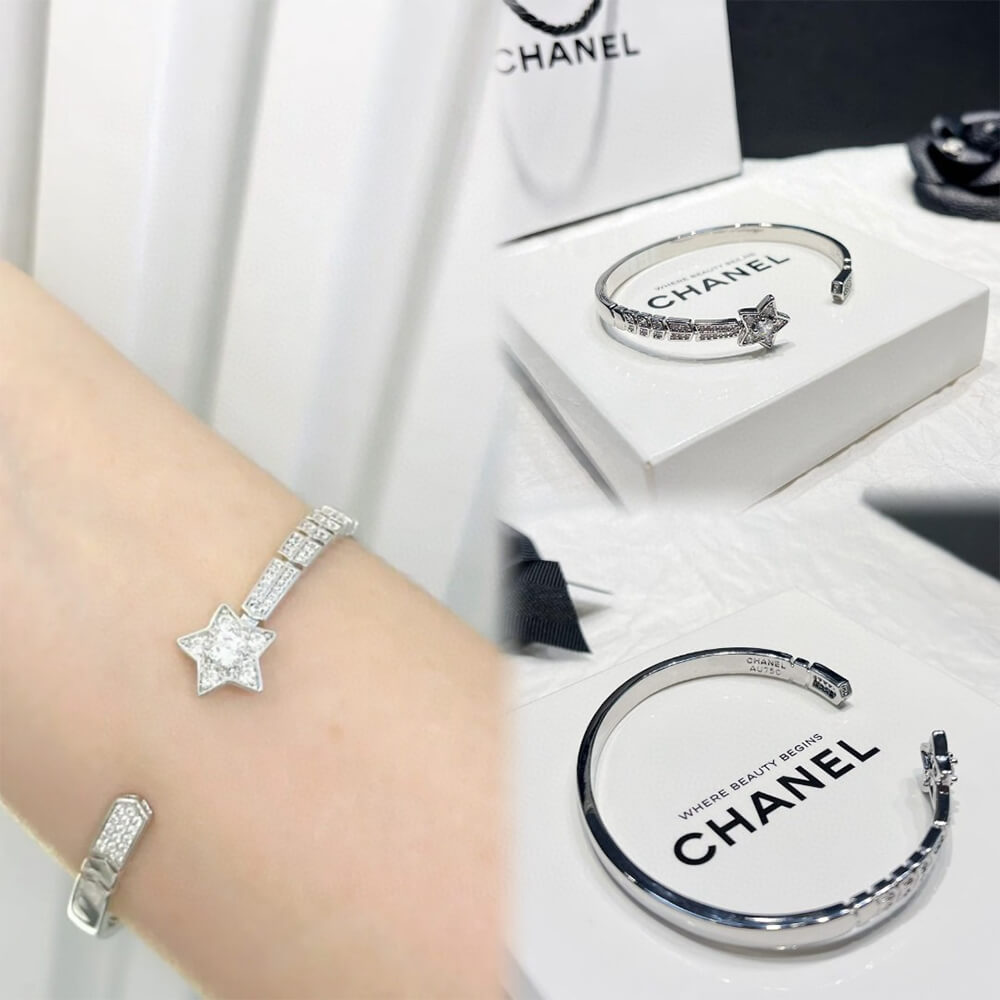 Ch**el Comète Chevron bracelet