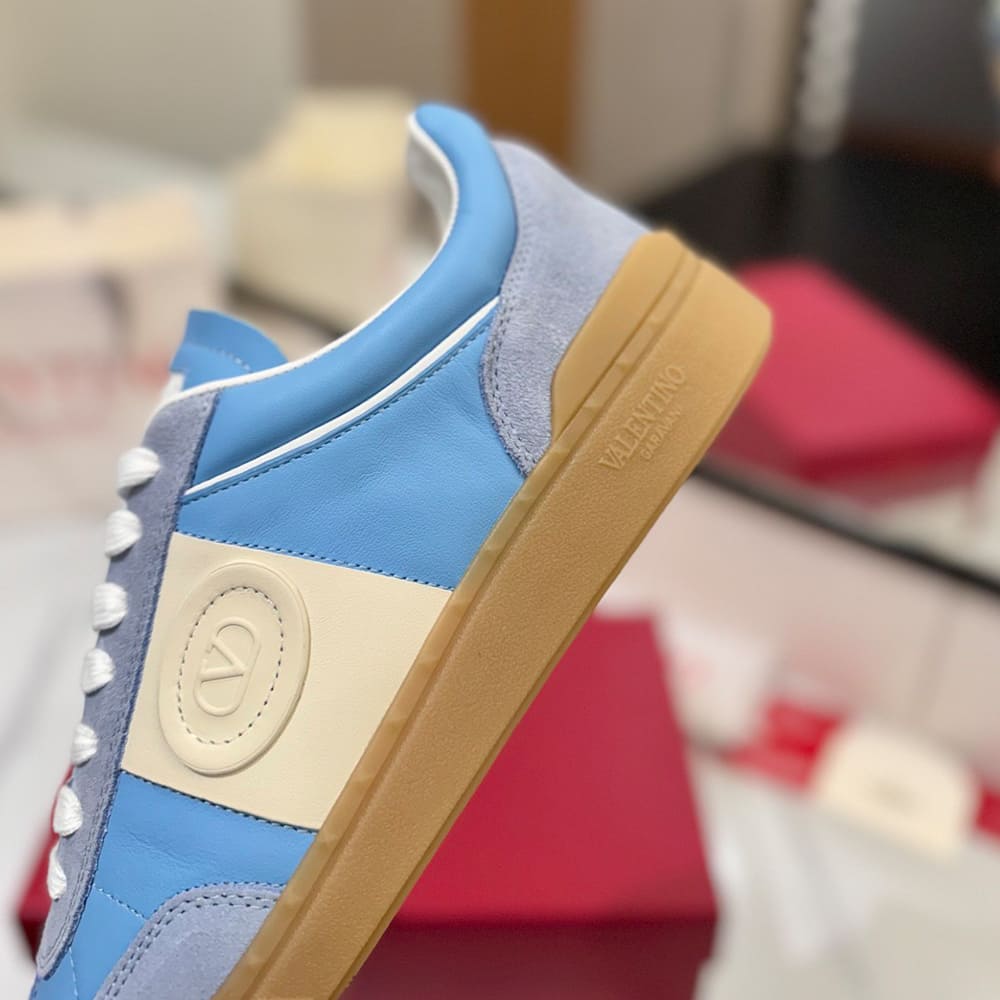 Va1e*ntin0 Women’s UPVILLAGE calfskin low-top sneakers