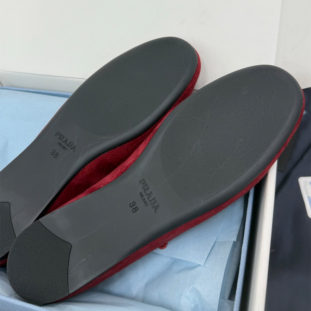 Pra*a Suede ballerinas