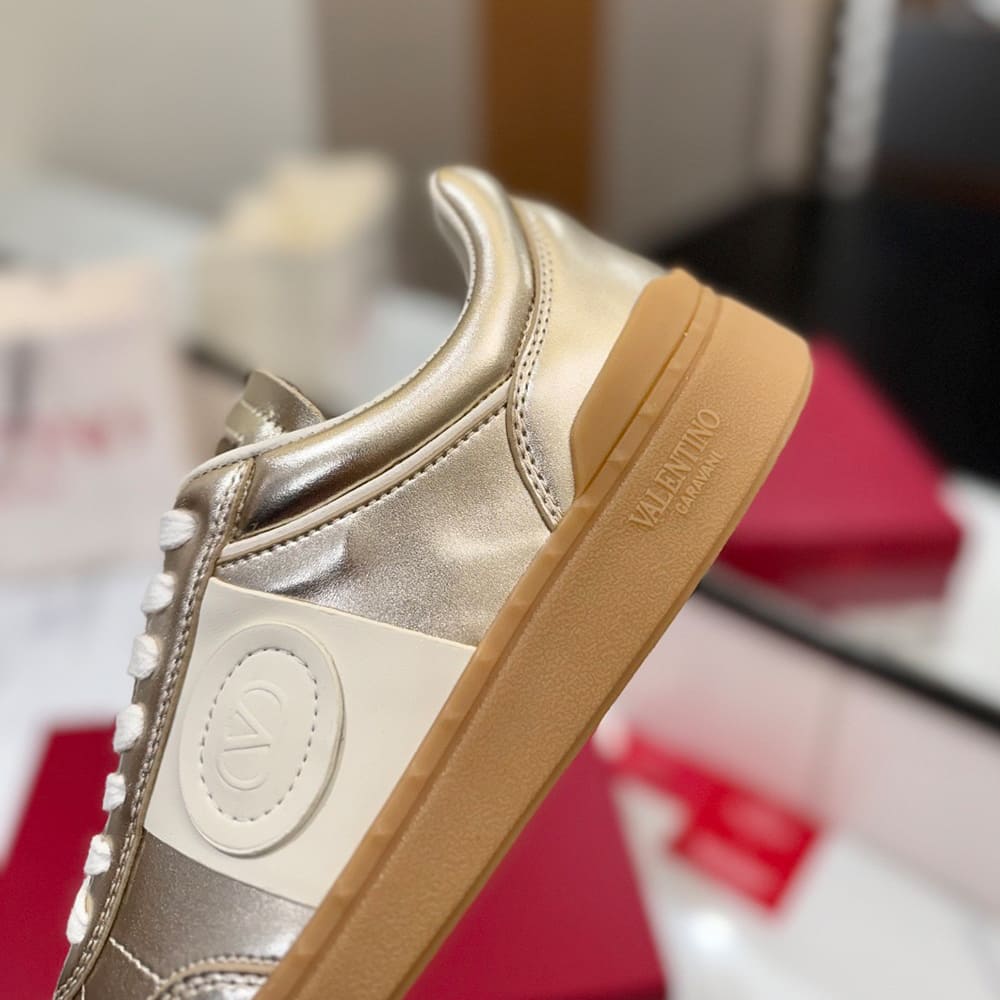 Va1e*ntin0 Women’s UPVILLAGE calfskin sneakers
