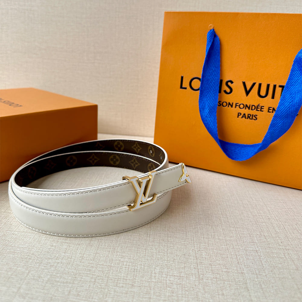 Pretty LV Enamel 20mm reversible belt
