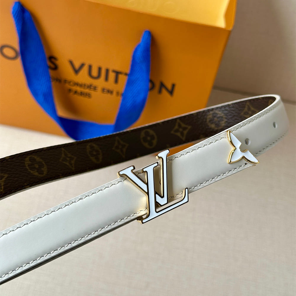 Pretty LV Enamel 20mm reversible belt