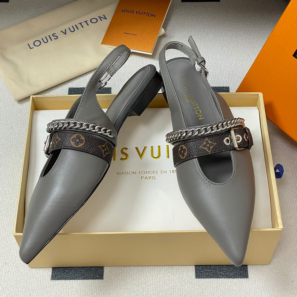 LV Vibe slingback ballet flats