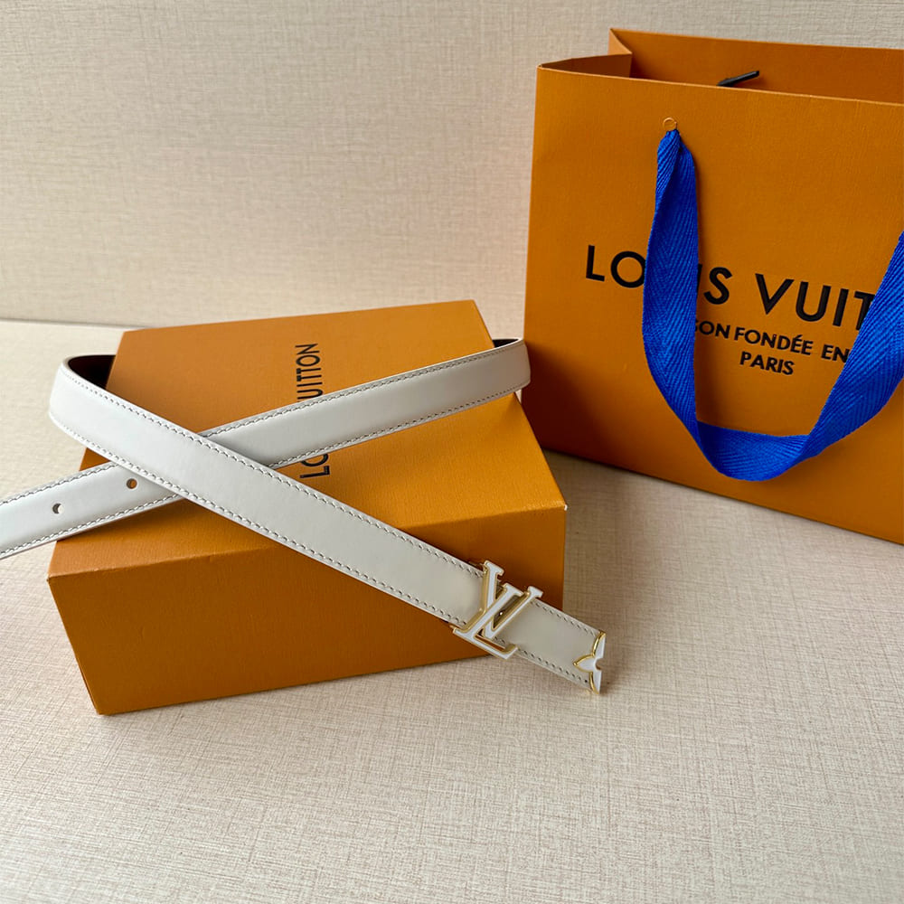 Pretty LV Enamel 20mm reversible belt