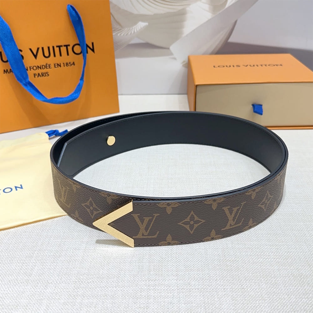 LV Tie The Knot 45mm leather belt(HIGH-END GRADE)