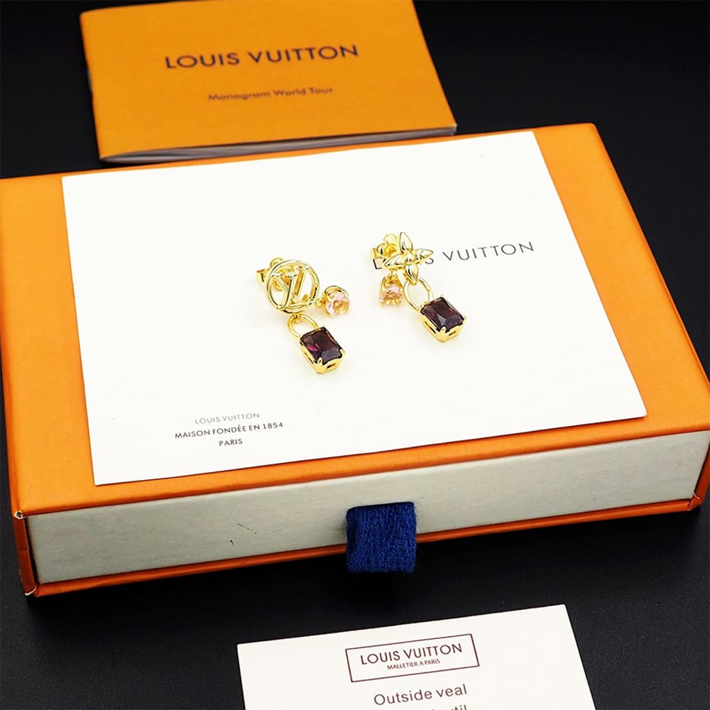 LV CIRCLE HEIRLOOM EARRINGS