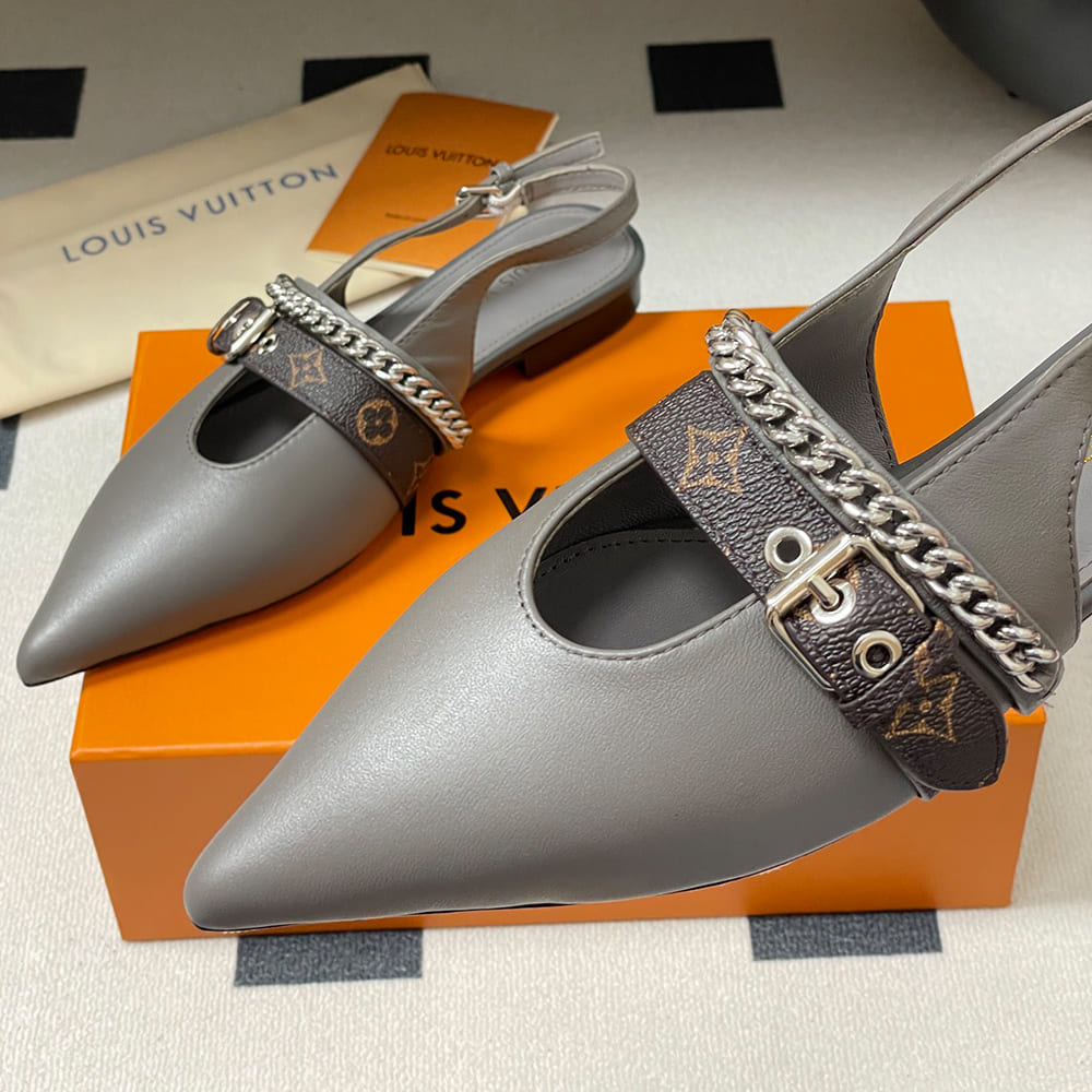 LV Vibe slingback ballet flats