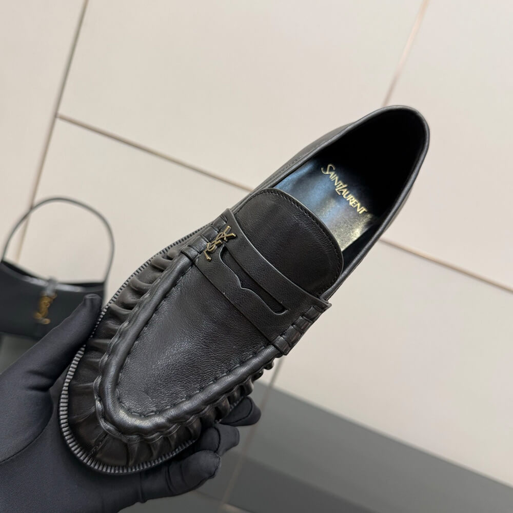 Y51 LE LOAFER S*pple in shiny leather