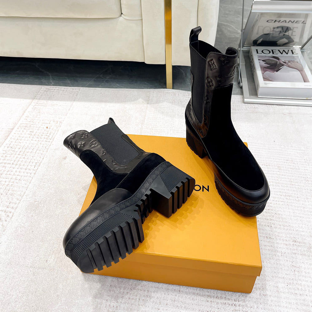 LV Laureate Platform Chelsea Boot