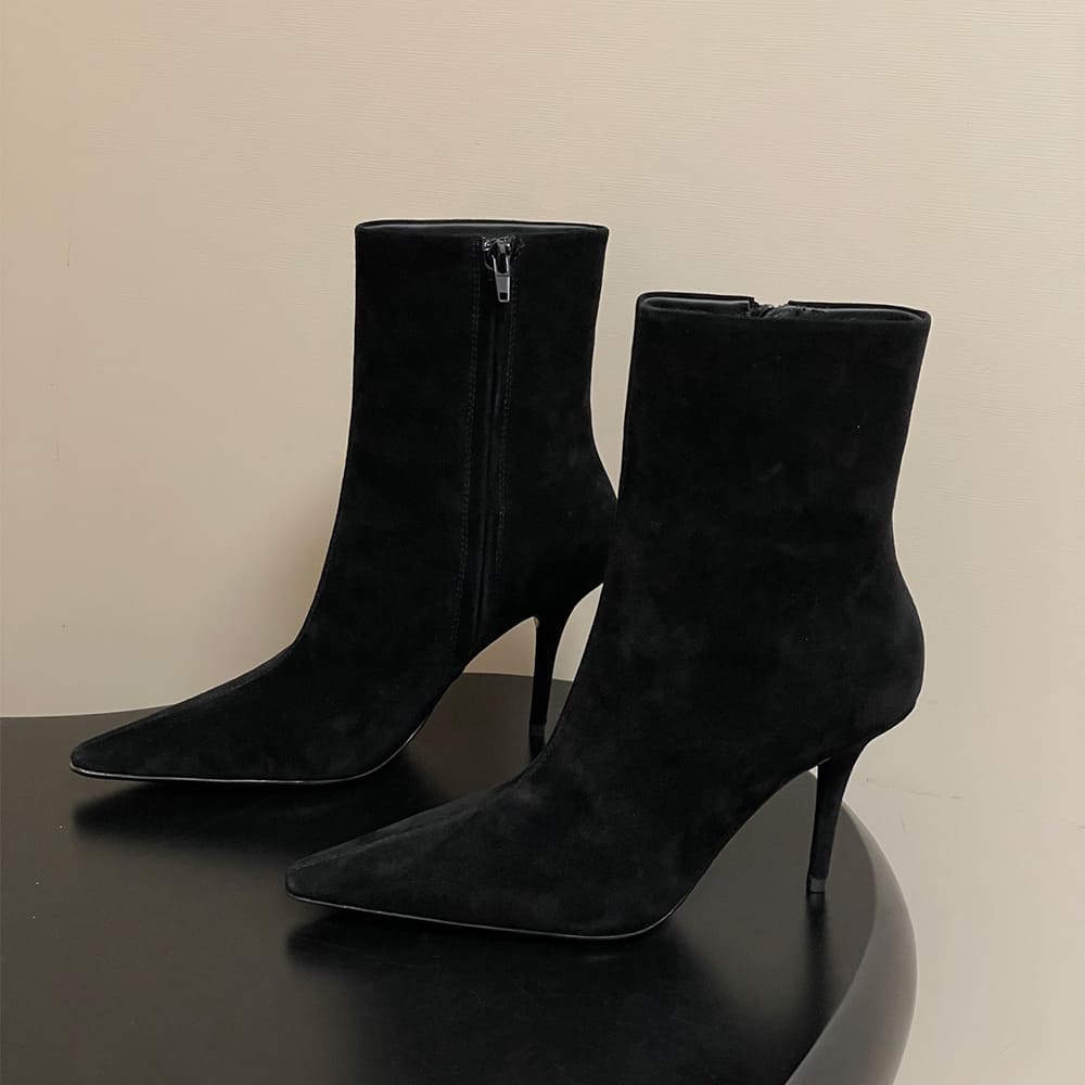 Y51 ASHLEY booties in smooth leather