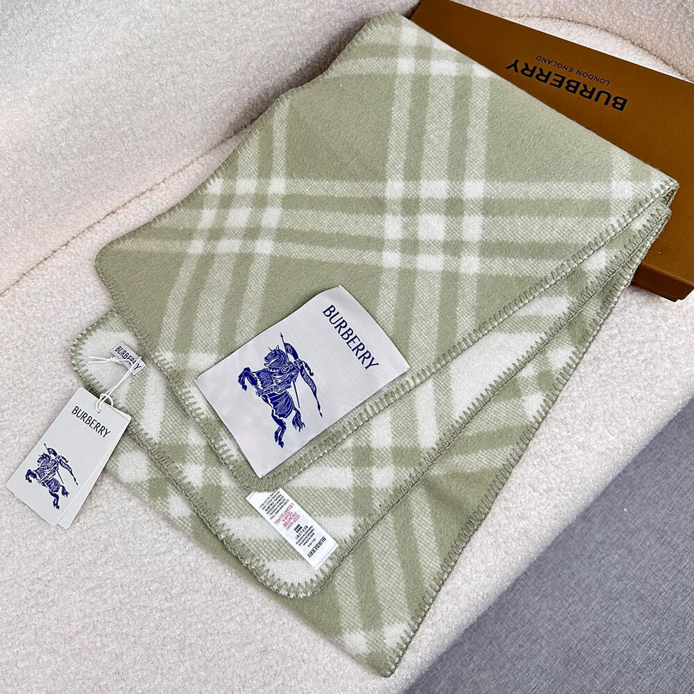 Bv*b*rry Check Cashmere Scarf