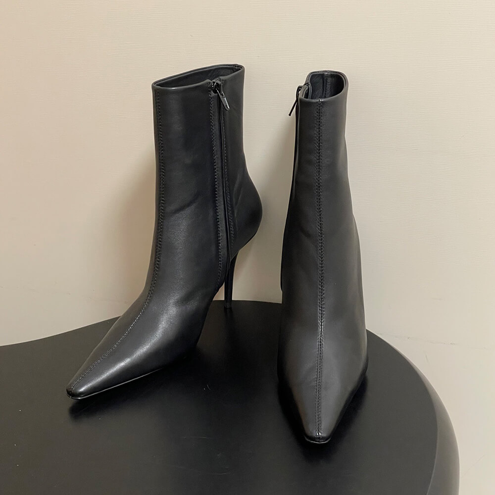 Y51 ASHLEY booties in smooth leather