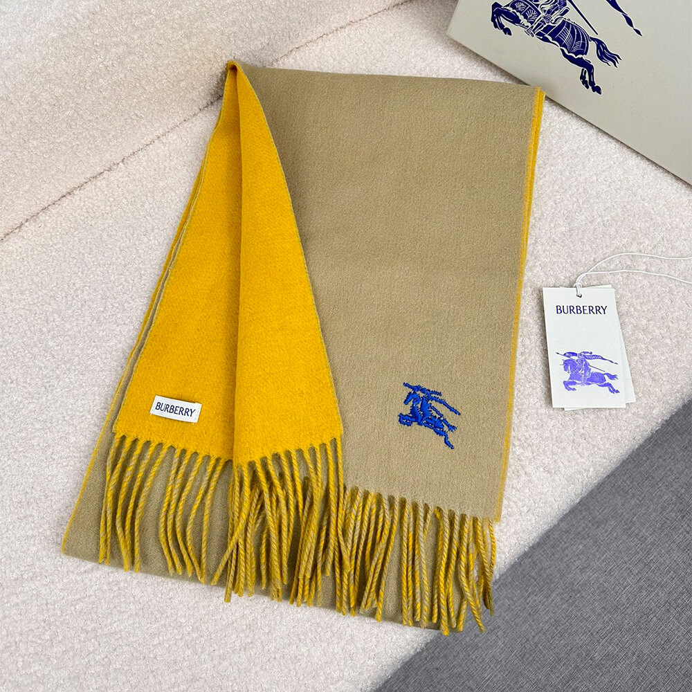 Bv*b*rry Reversible Cashmere Scarf