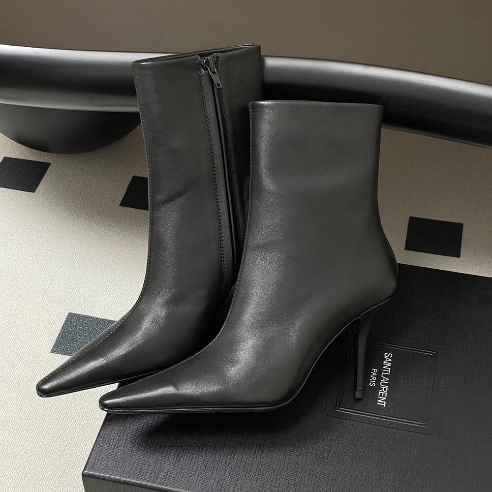 Y51 ASHLEY booties in smooth leather