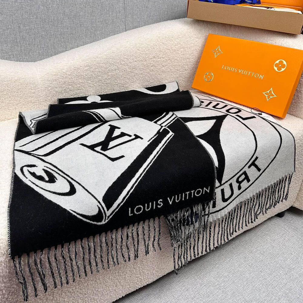 LV Lock And Keys Scarf