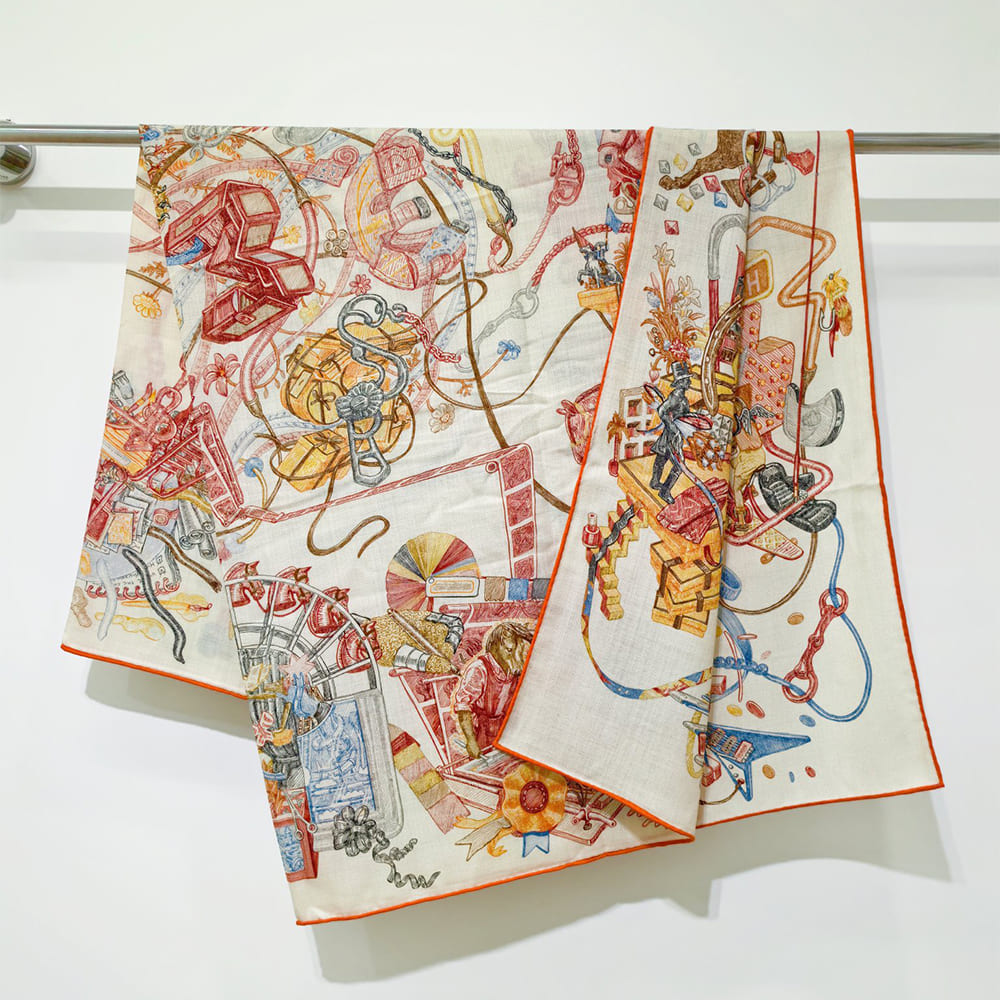H**me5 Le Monde d’Herm??s shawl 140