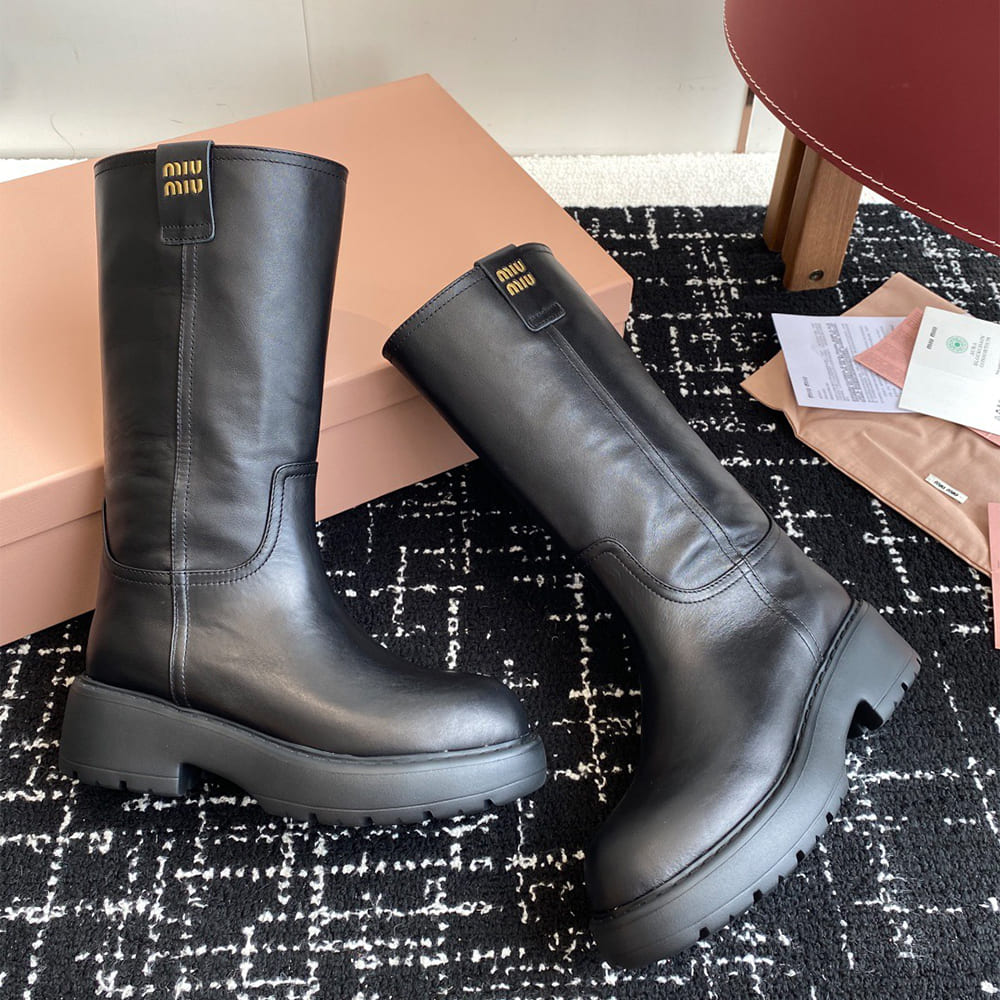 M1um1u leather boots