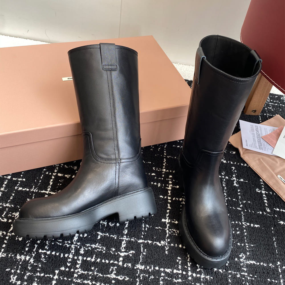 M1um1u leather boots