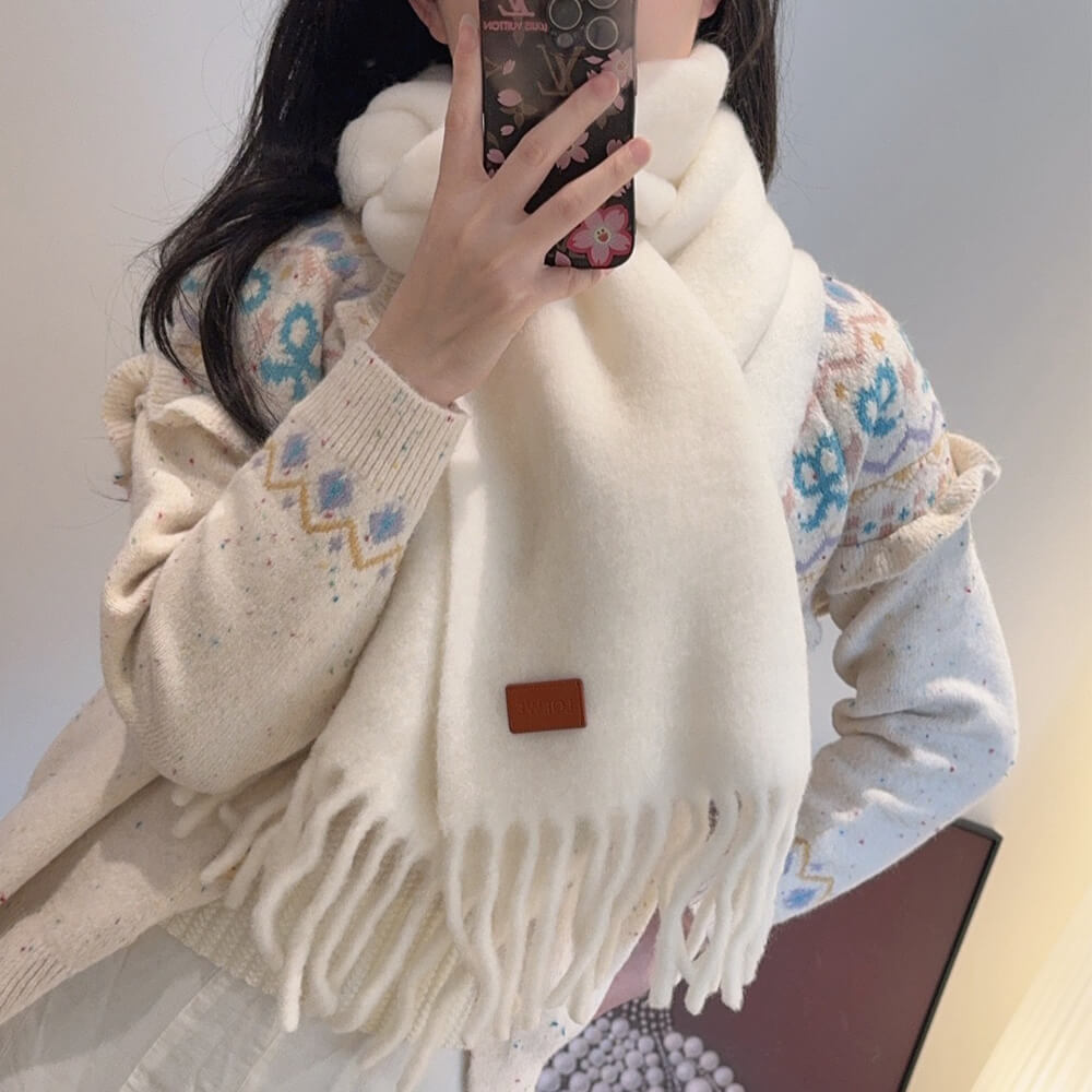 L0ew* Scarf in mohair and wool blend